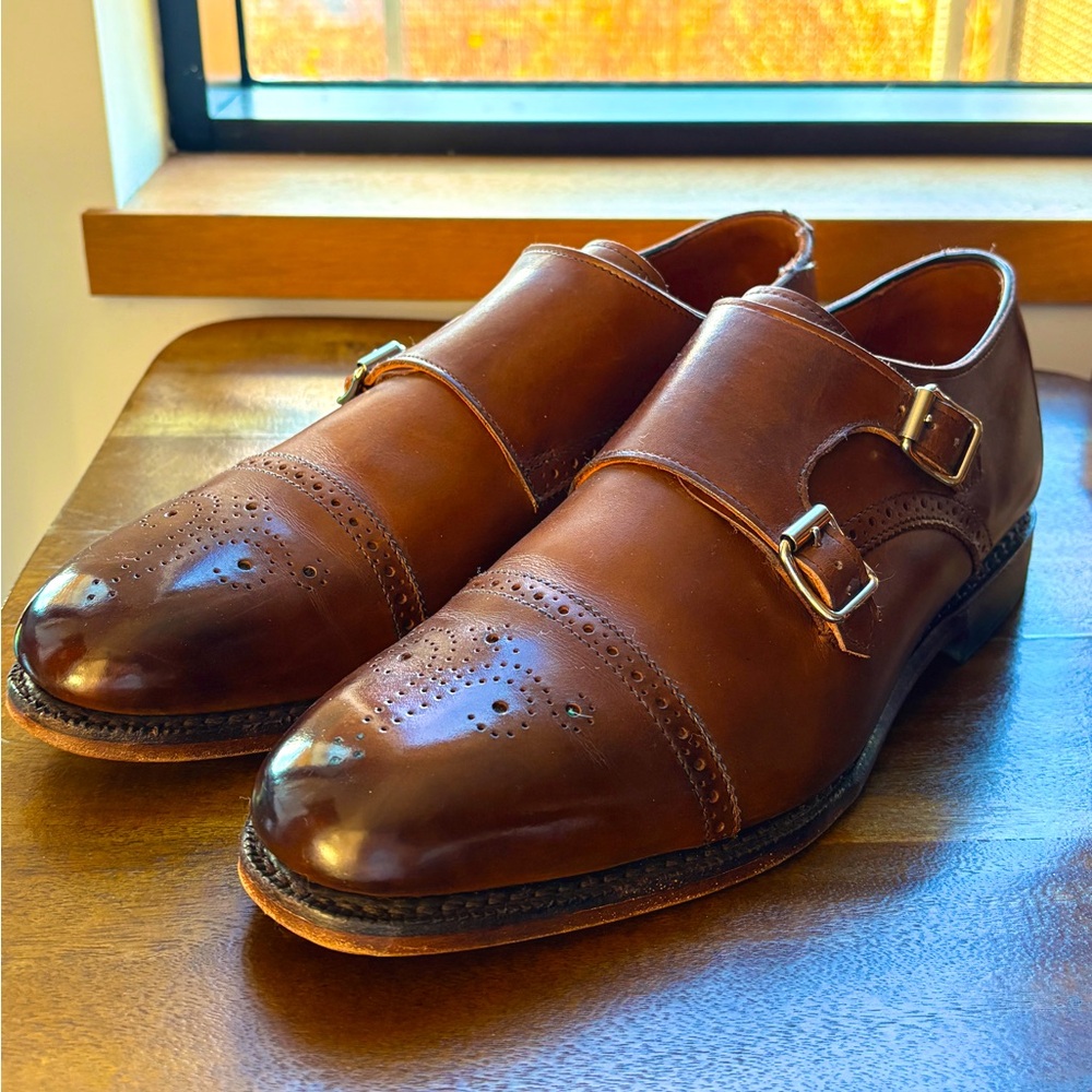 Allen Edmonds Brown Leather Loafers Slip-Ons